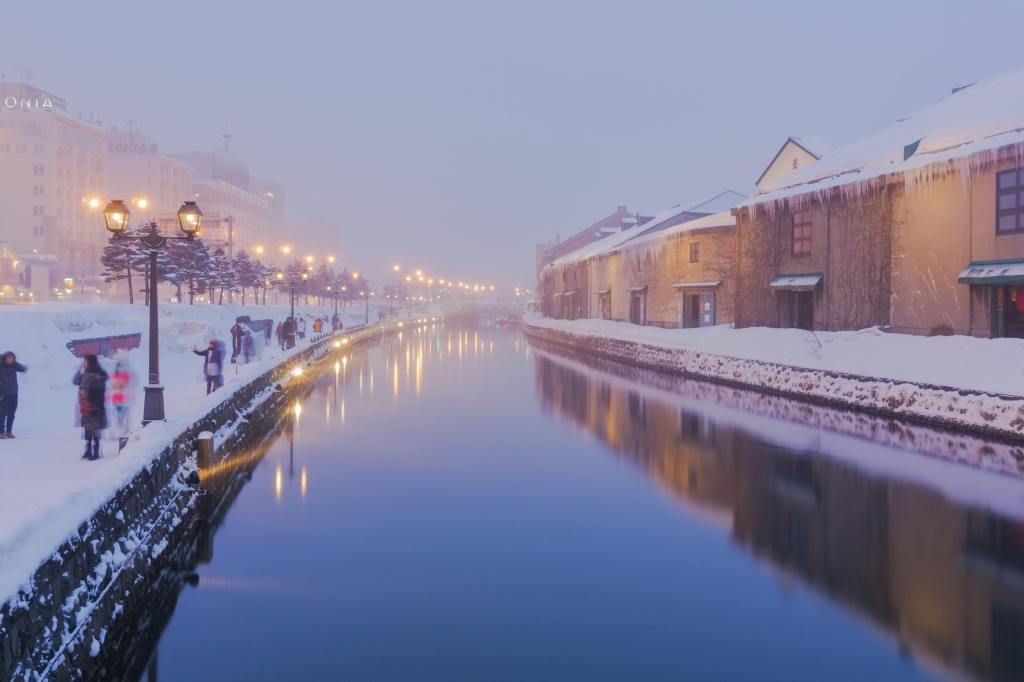 (Hokkaido) Otaru, la poésie hivernale d’un canal du nord du&nbsp;Japon