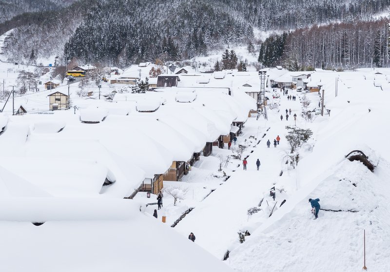 Ōuchi-juku, le village hors du temps où l’histoire japonaise sommeille sous la&nbsp;neige