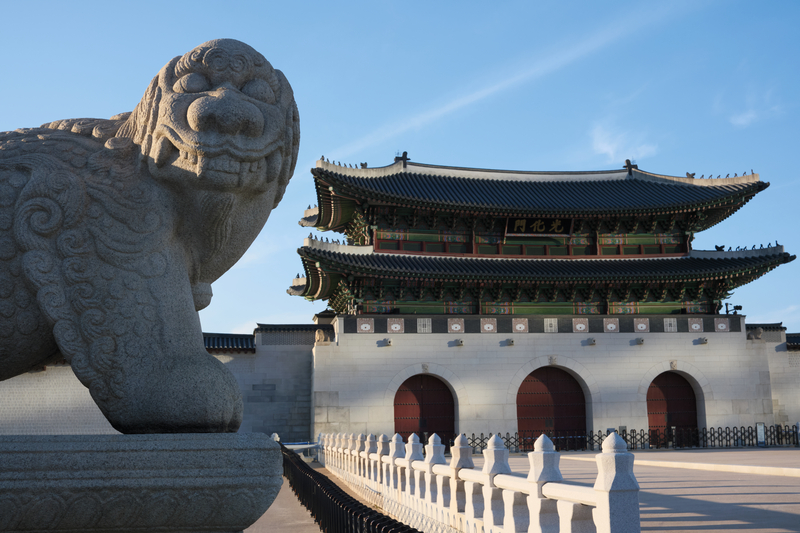 (corée du sud) Les Haechi, sentinelles mythiques du palais Gyeongbokgung de Séoul