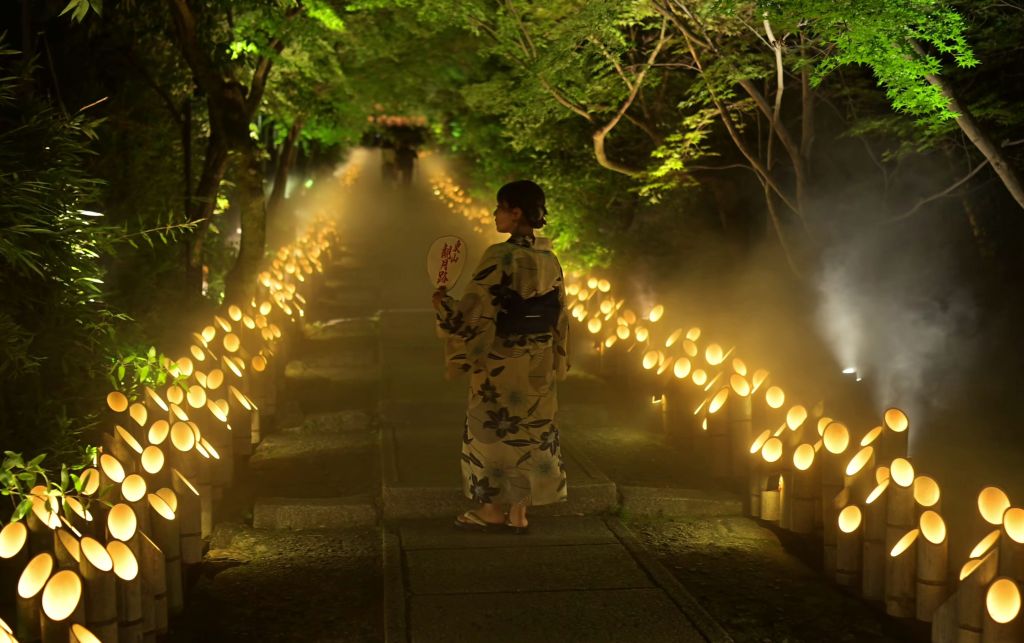 Higashiyama Kangetsu-rō : la bambouseraie s&rsquo;illumine pour une renaissance&nbsp;estivale